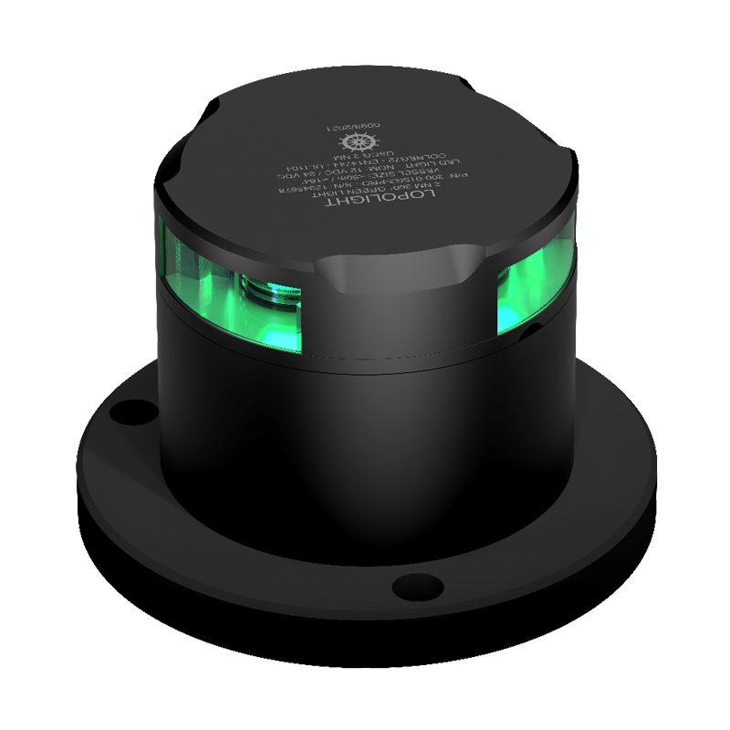 3nm 360° Green, Ice-class, black anodized
